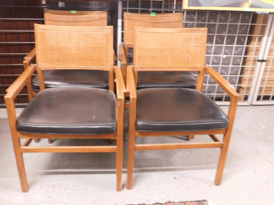 Set 4 MCM Arm Chairs (1 of 6)