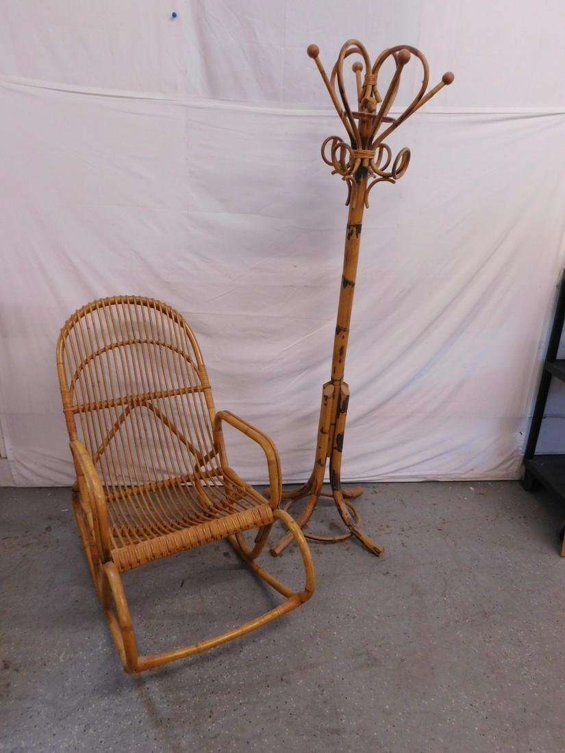 Bamboo Clothes Tree & Rocker (1 of 11)