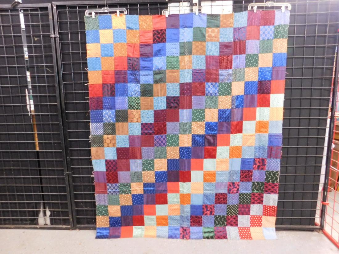 Vintage Patchwork Unfinished Quilt Top (1 of 8)