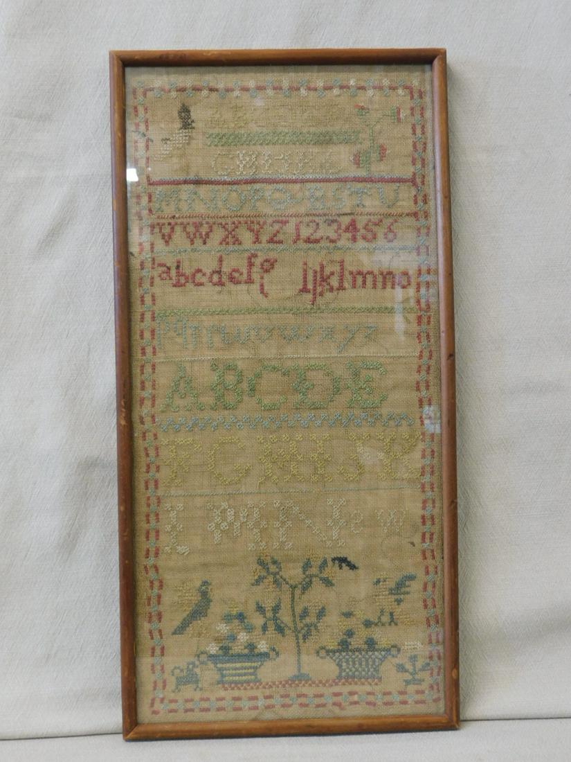 19th C. Alphabet Type Sampler (1 of 4)