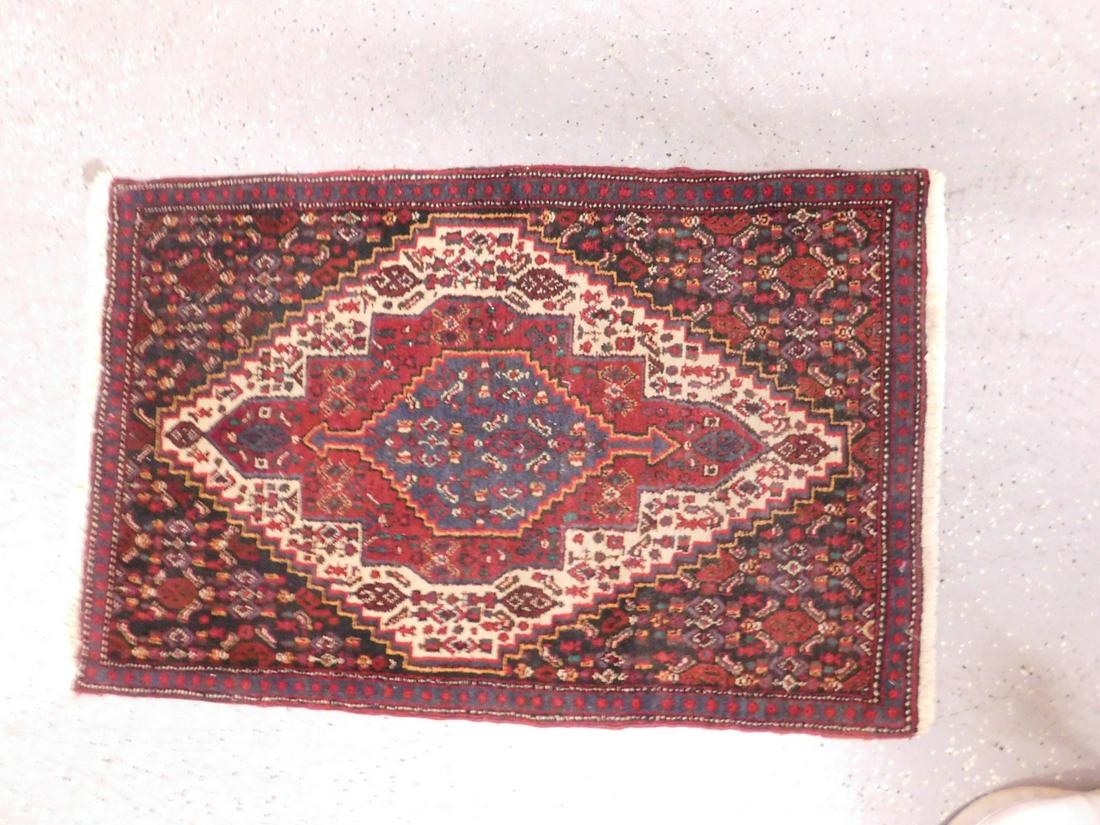 Hamadan Oriental Throw Rug (1 of 4)
