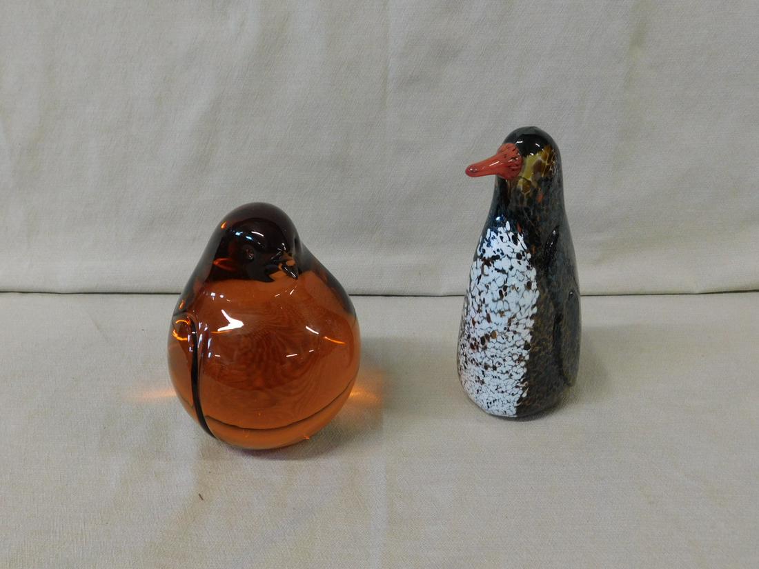 2 Large Glass Penguins (1 of 4)