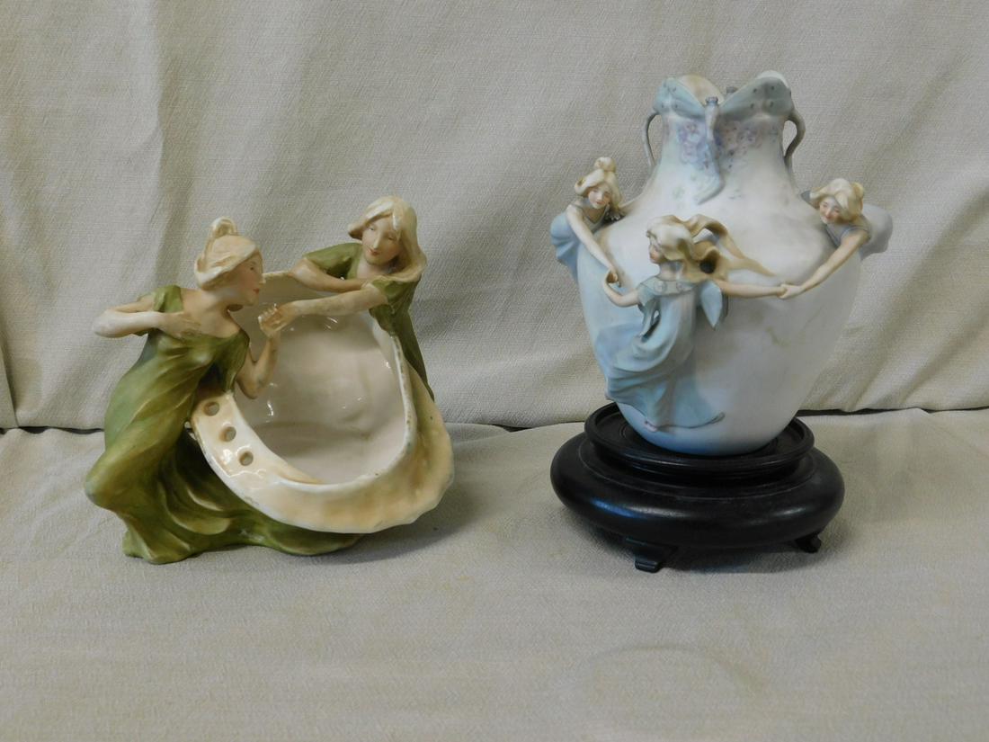 2 Art Nouveau Vases (1 of 5)