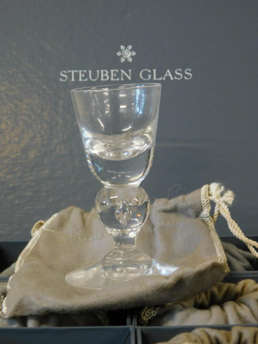 12 Boxed Steuben Cordials (1 of 4)