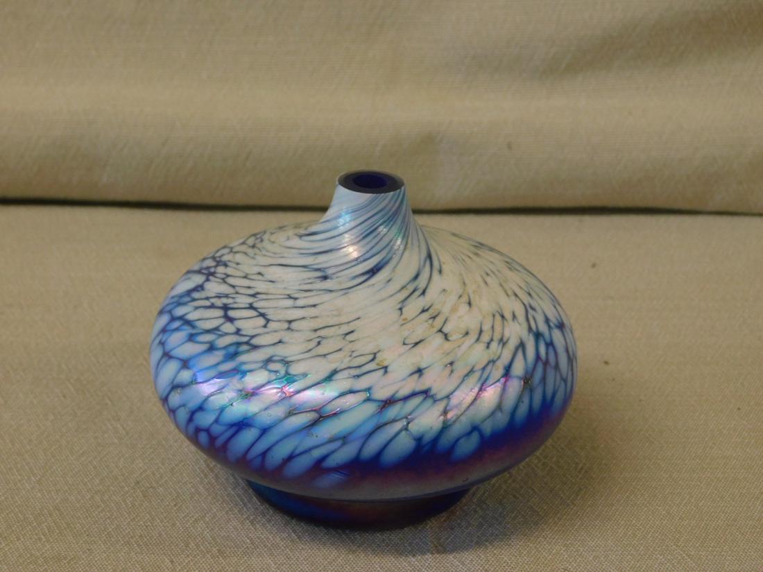 Signed Art Glass Vase (1 of 3)
