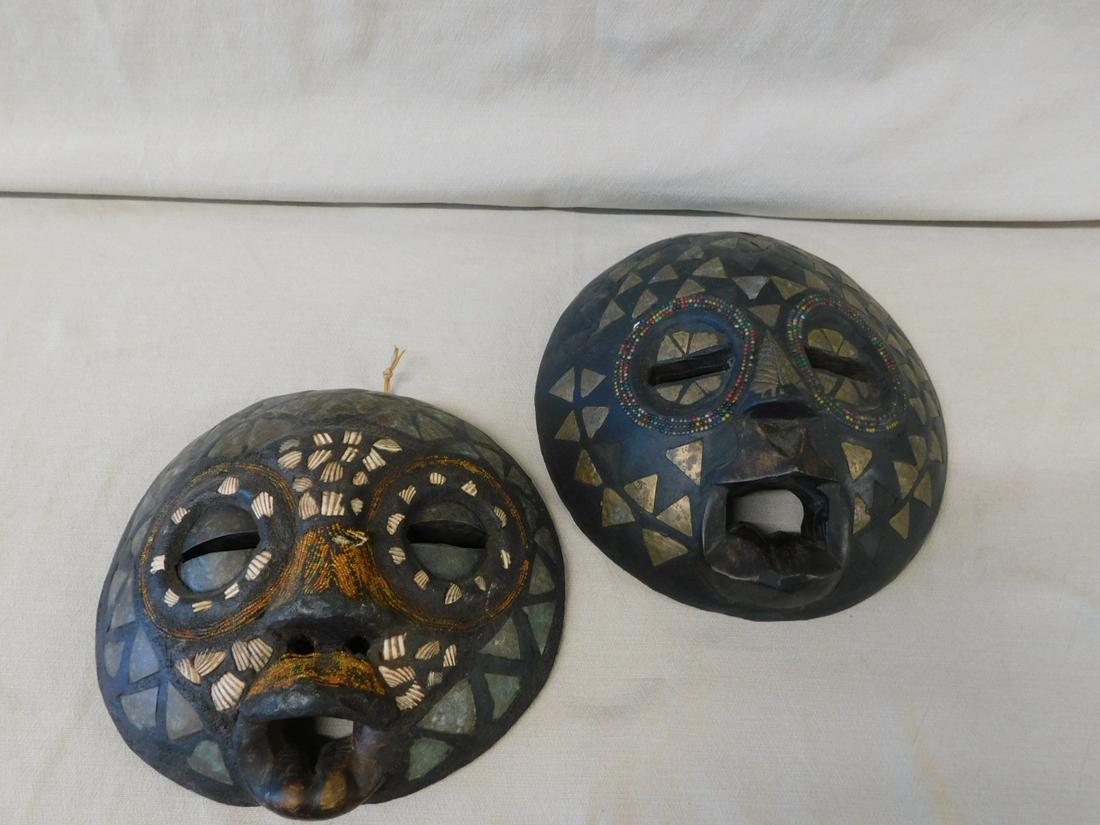 2 African Ashanti Masks (1 of 5)