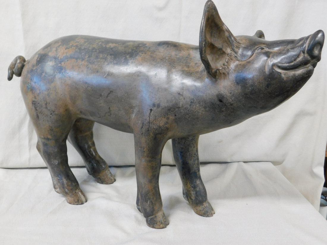 Bronze Piglet Sculpture (1 of 4)