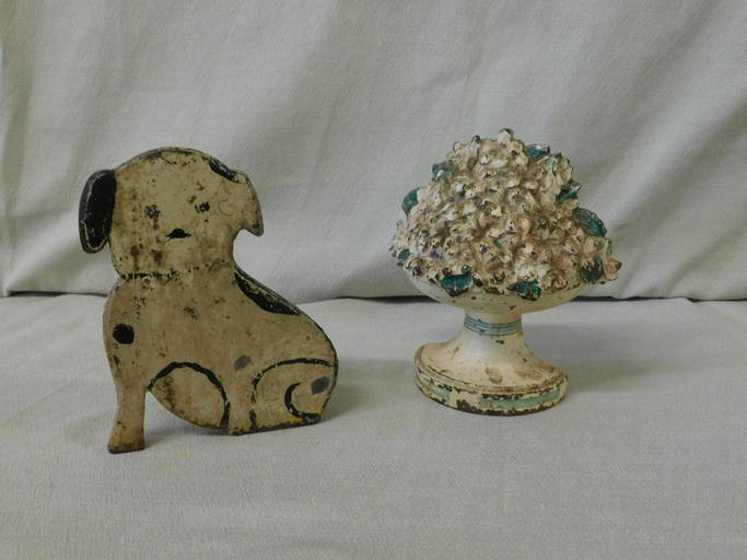 2 Vintage Door Stops