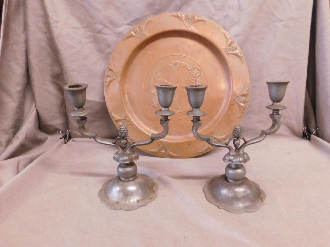 Art Deco Tray & Candelabra (1 of 7)