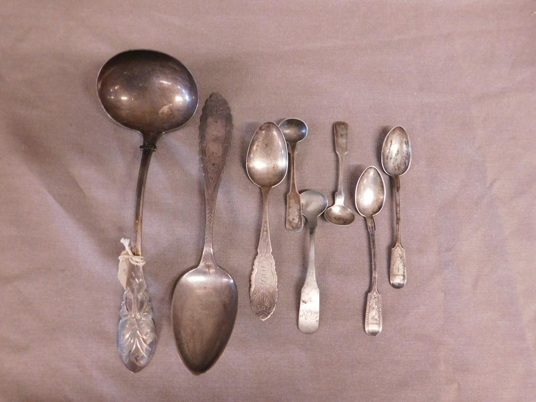 8 Coin & Sterling Spoons (1 of 4)