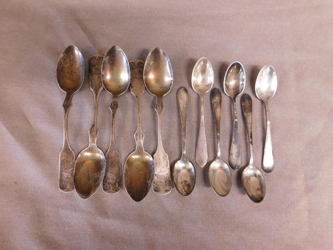 2 Sets Sterling Coffee & Teaspoons (1 of 3)