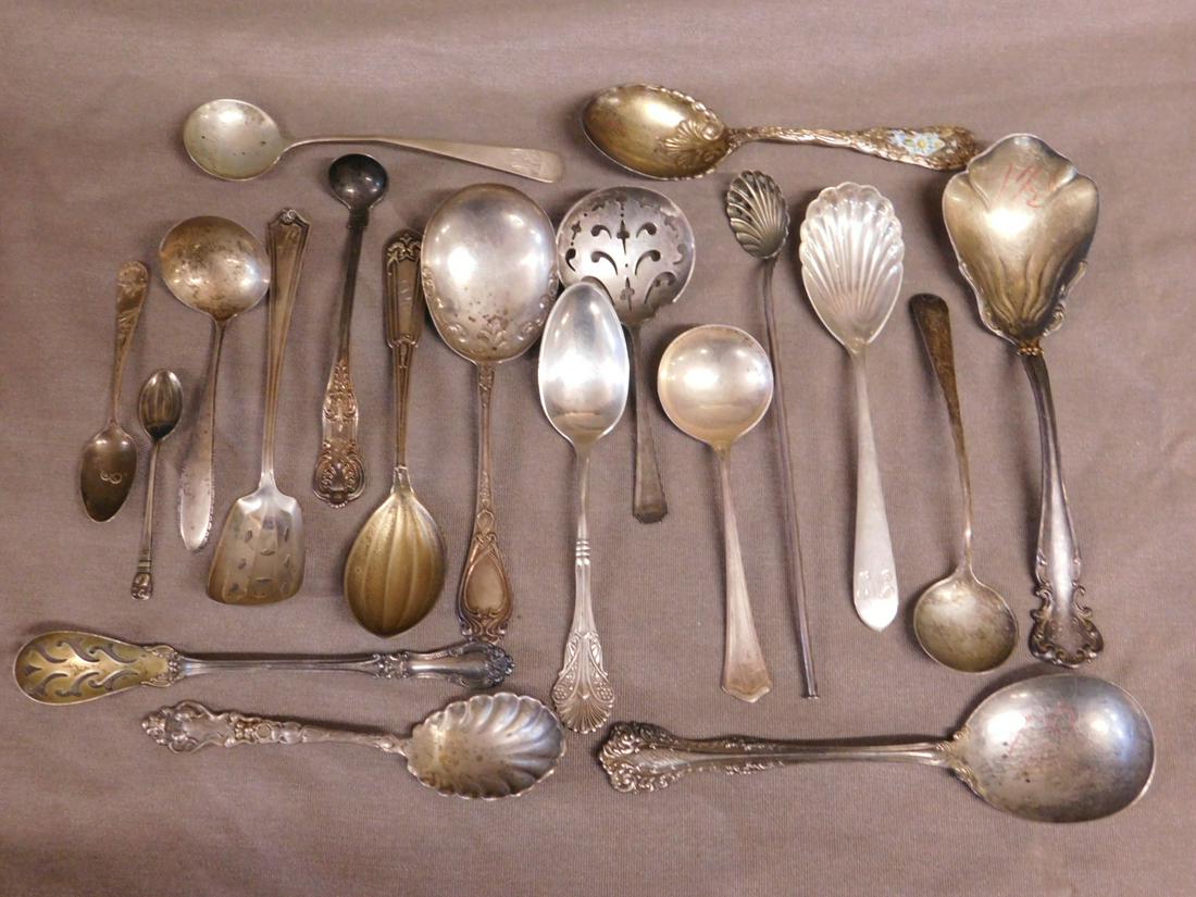 19 Assorted Sterling Serving Spoons (1 of 7)