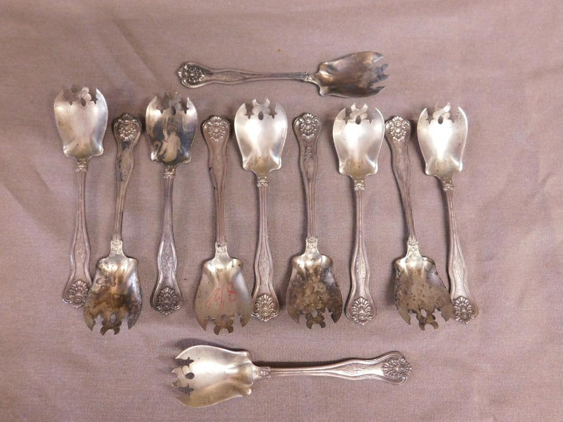 Set of 11 Sterling Dessert Forks (1 of 4)