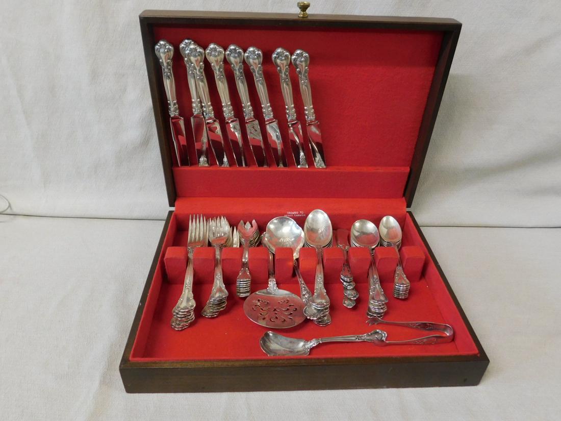 Gorham Sterling Flatware Set (1 of 8)