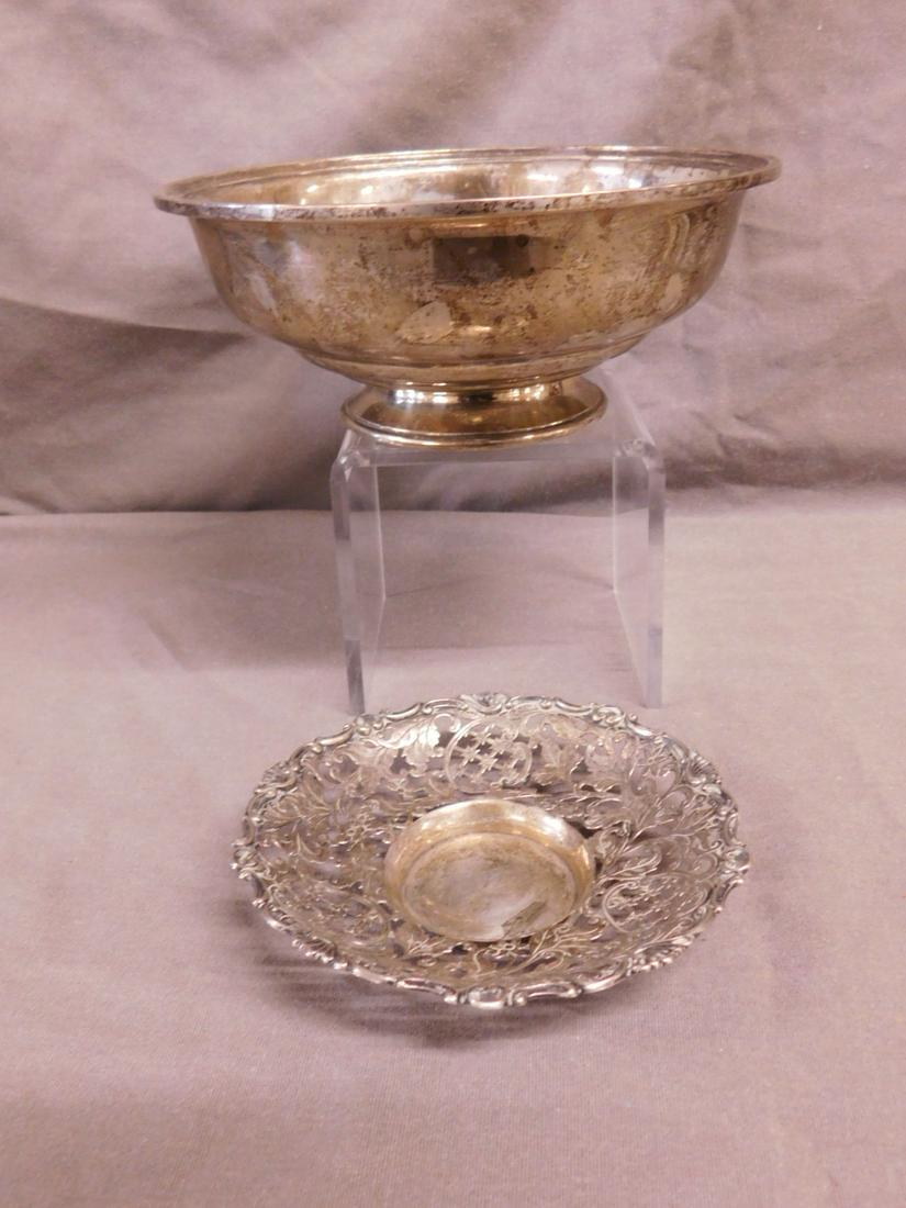 Sterling Silver Bowl & Dish (1 of 7)