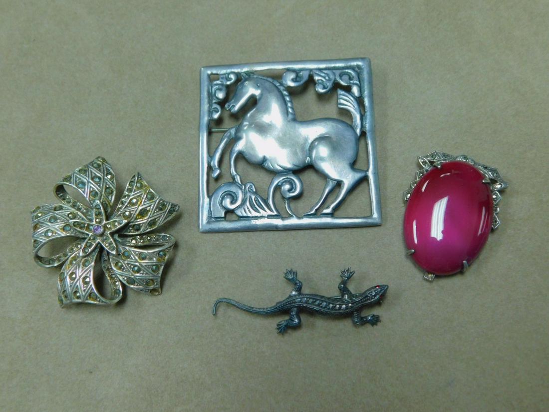 4 Sterling Silver Pins (1 of 2)