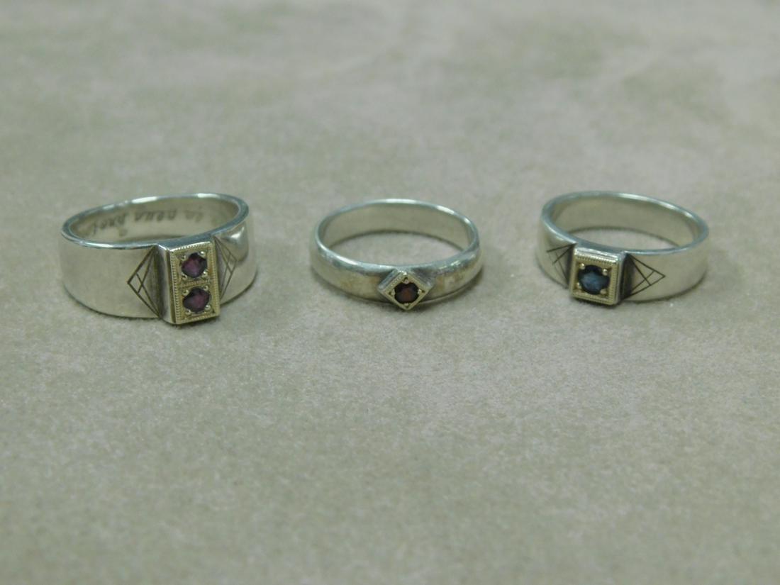 3 Signed Sterling / 14k Rings (1 of 6)