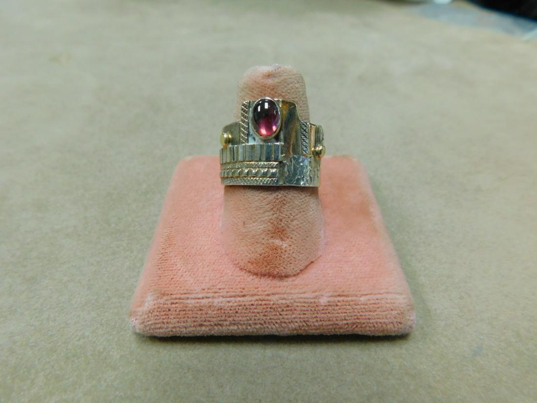 Designer Gold & Silver Ring (1 of 4)