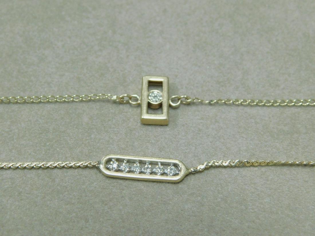 2 Gold & Diamond Bracelets (1 of 2)