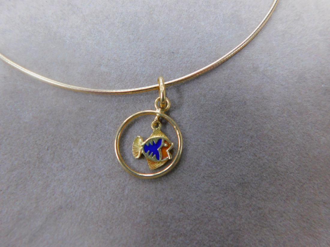 14k Yellow Gold Chain & Drop (1 of 3)