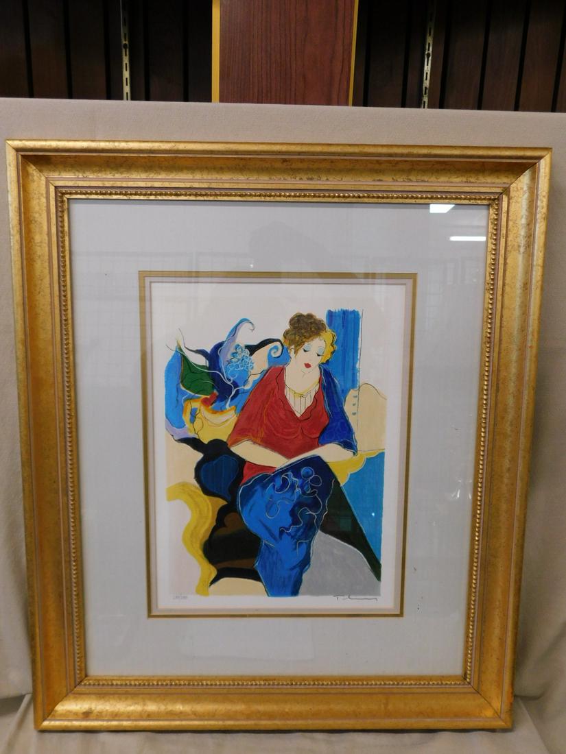 (Itzchak) Tarkay Signed Serigraph (1 of 5)