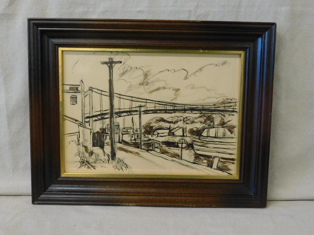 Julius Bloch Ink & Watercolor (1 of 7)