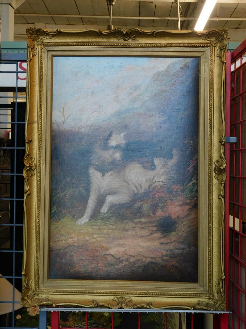 19th C. Dog Painting (1 of 4)