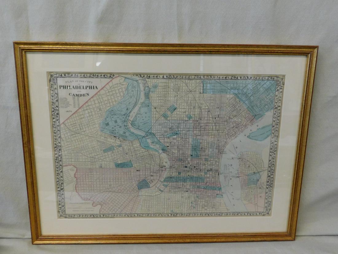 1876 Framed Map (1 of 7)