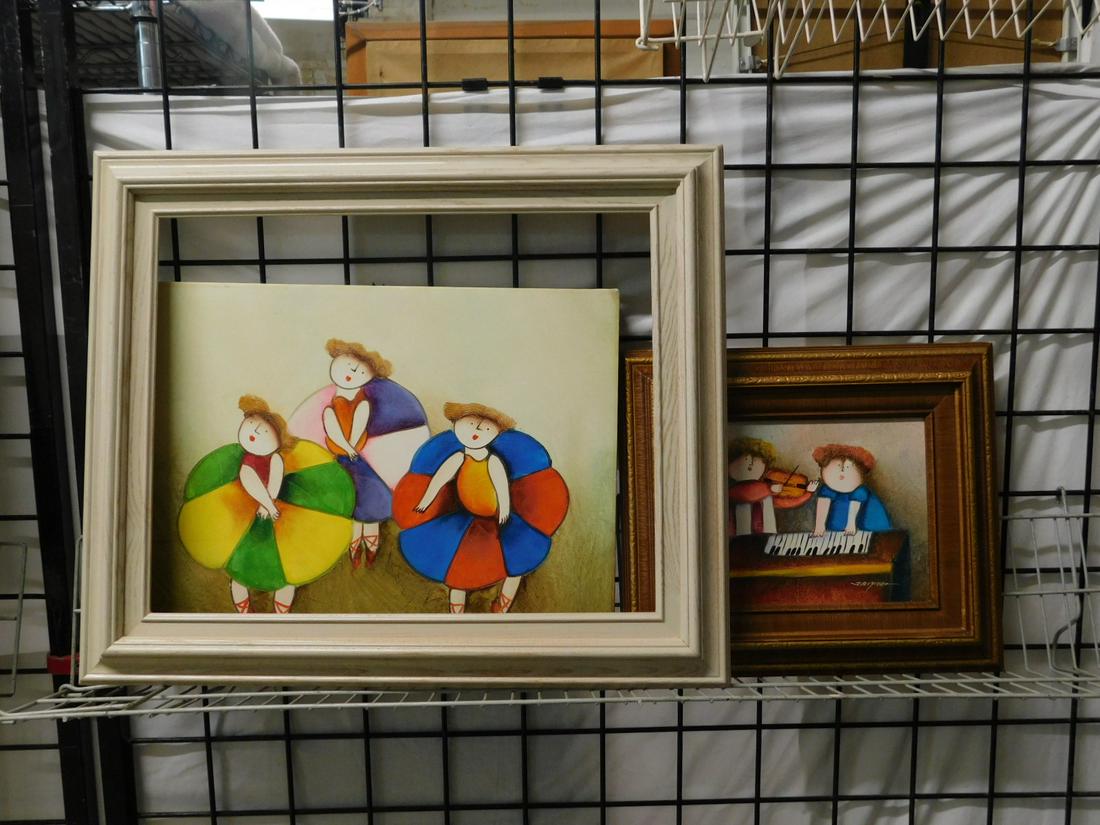 2 J. Rybal Paintings Children (1 of 7)