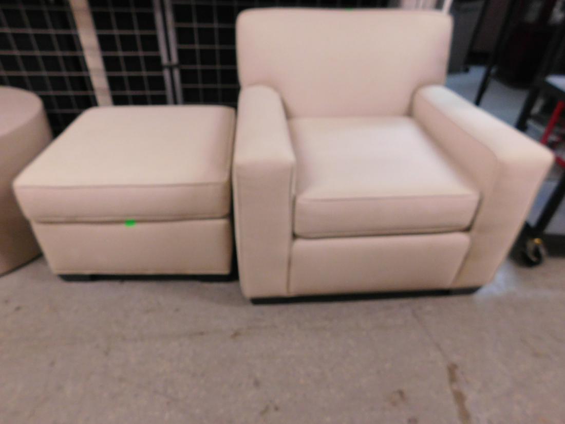 Armchair & Ottoman (1 of 5)