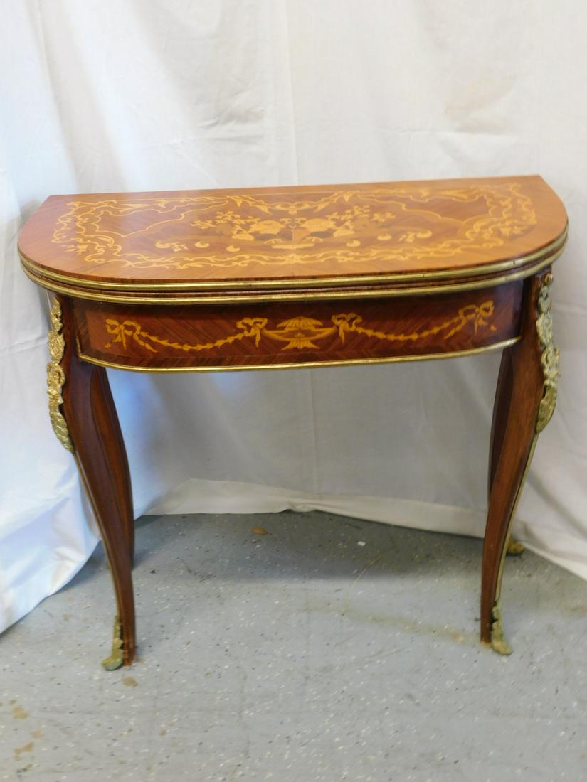 Italian inlay games table (1 of 5)