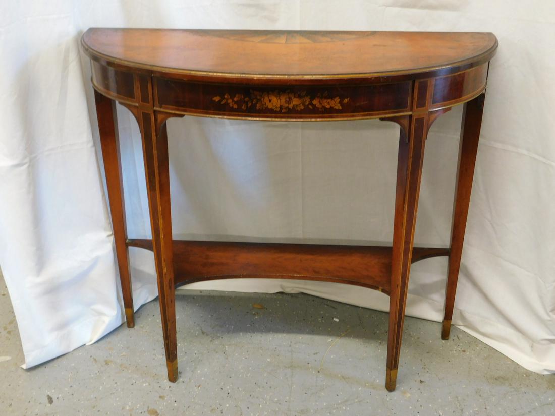 Hepplewhite Style Console Table (1 of 6)