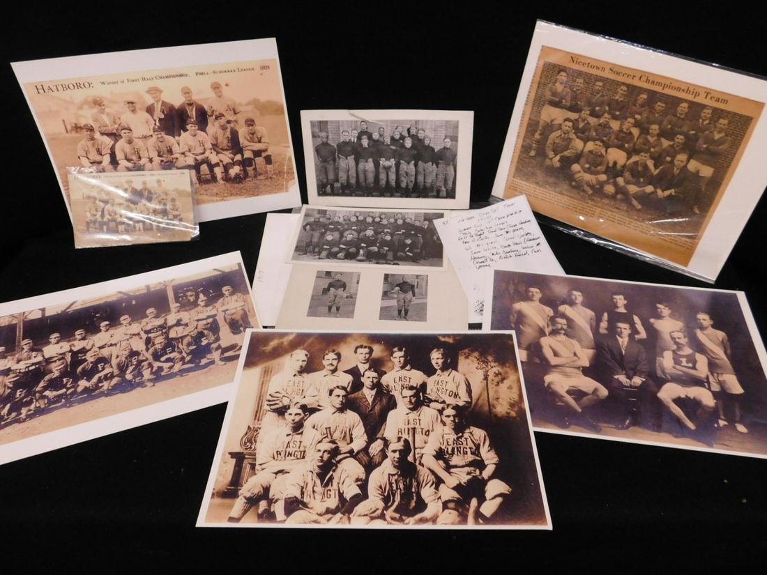 Early 20th C. Team Postcard & Repro Photos (1 of 9)