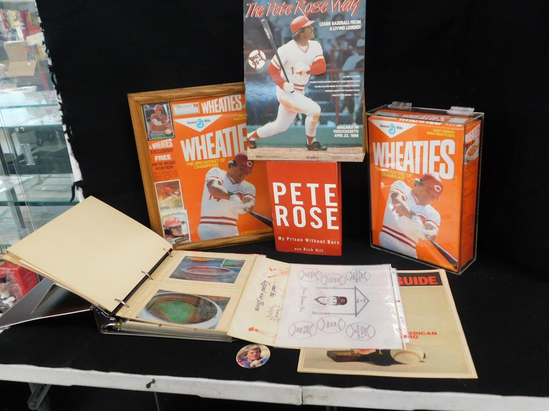 Lot Pete Rose Collectible Items (1 of 6)