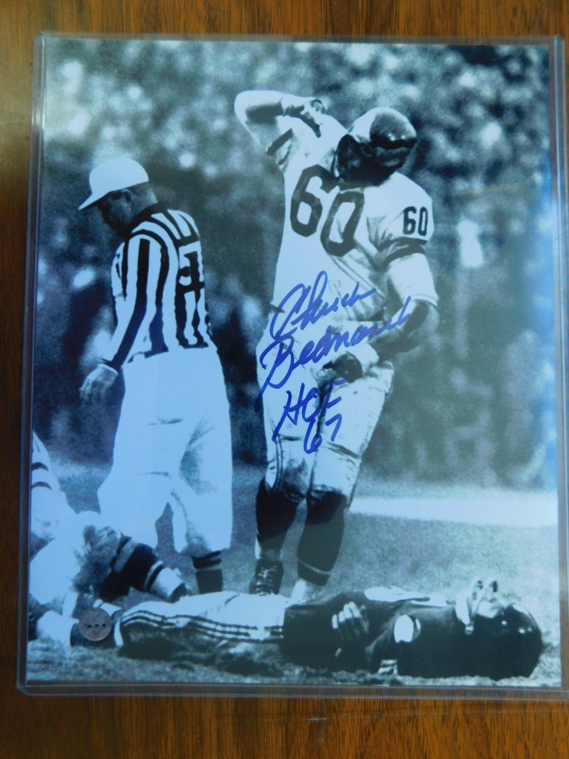 Chuck Bednarik Autographed Photo (1 of 4)