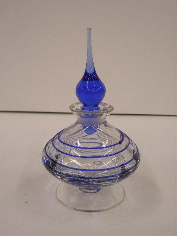 Contemporary Art Glass Perfume Bottle