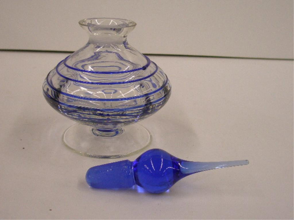 Contemporary Art Glass Perfume Bottle - 2