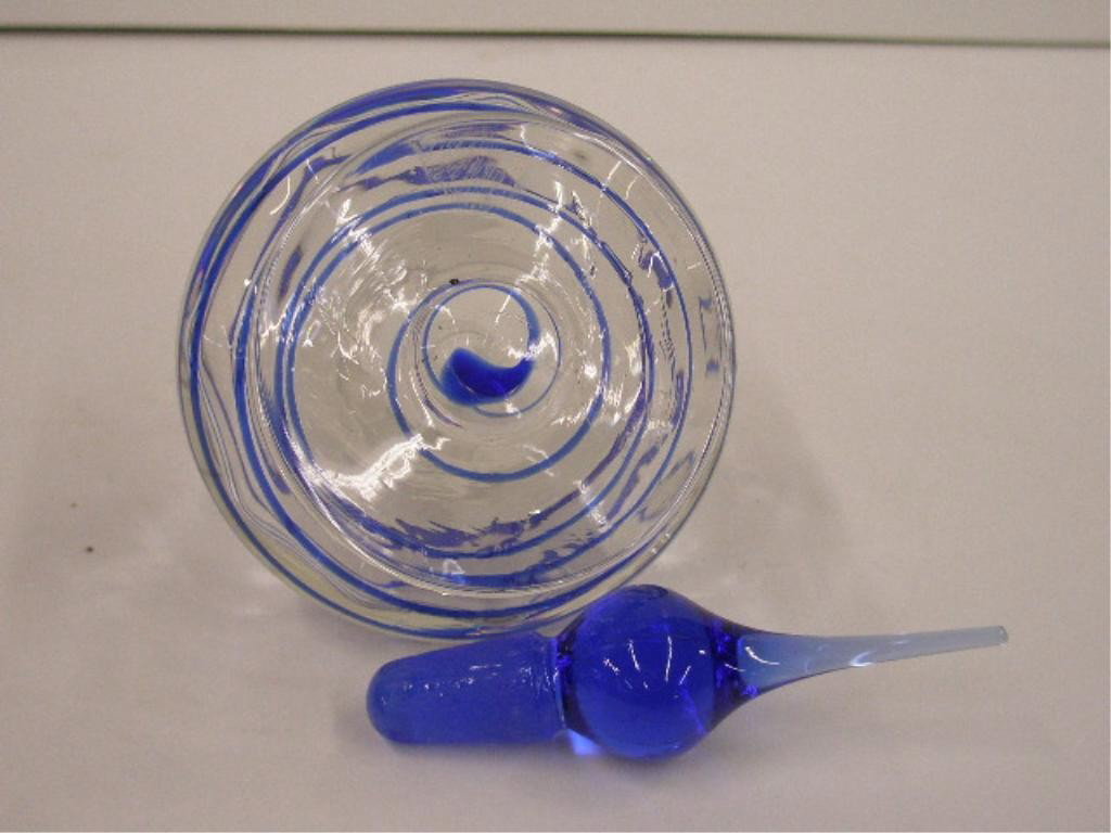 Contemporary Art Glass Perfume Bottle - 3