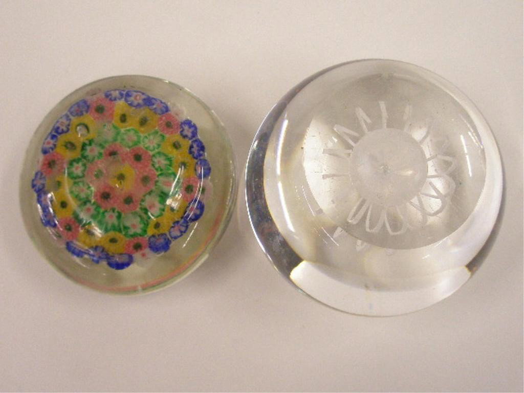 Vintage Glass Paperweights - 3