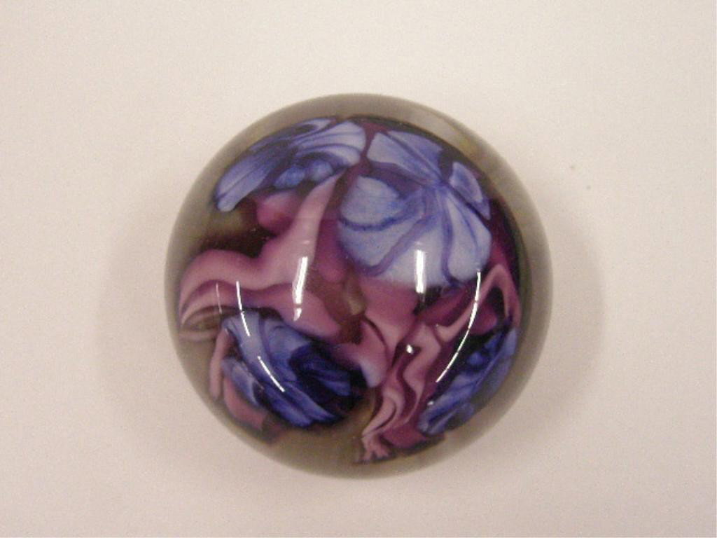 Contemporary Art Glass Paperweight