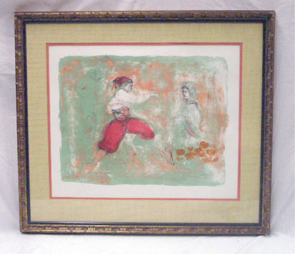 Edna Hibel Colored Lithograph