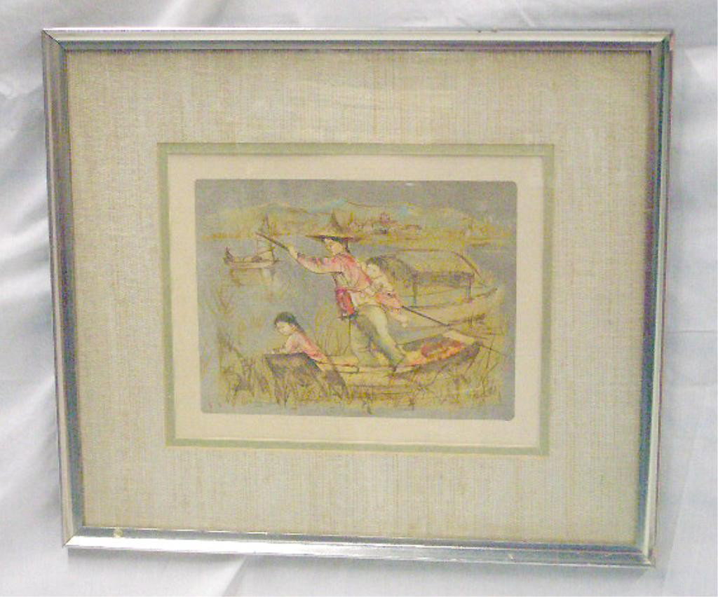 Edna Hibel Colored Lithograph