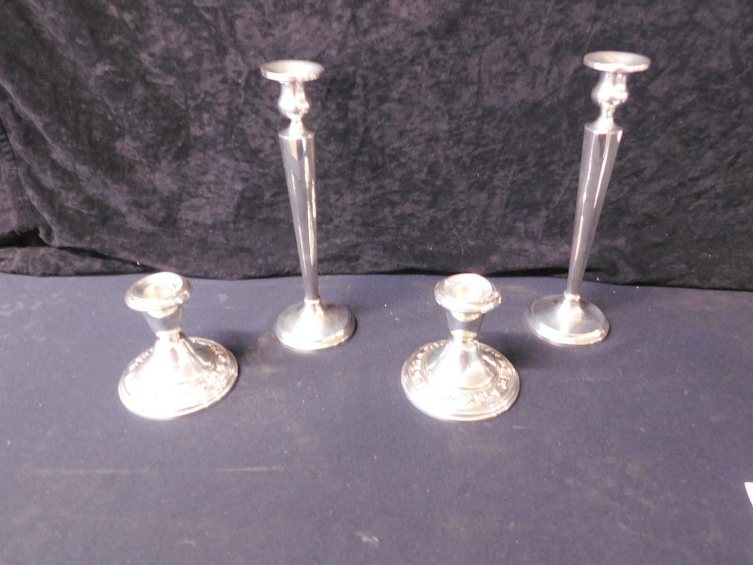 2 Pr Sterling Candlesticks (1 of 3)