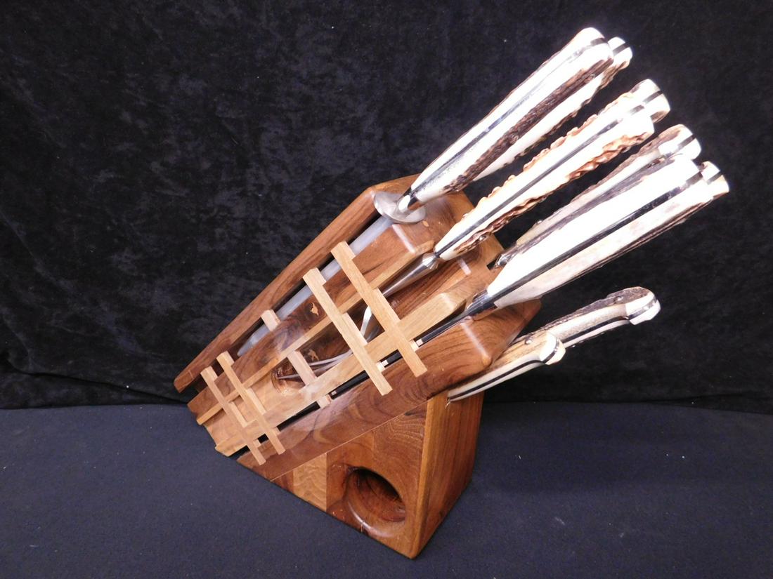 9 Pc Stag Handle Cutlery Set (1 of 10)