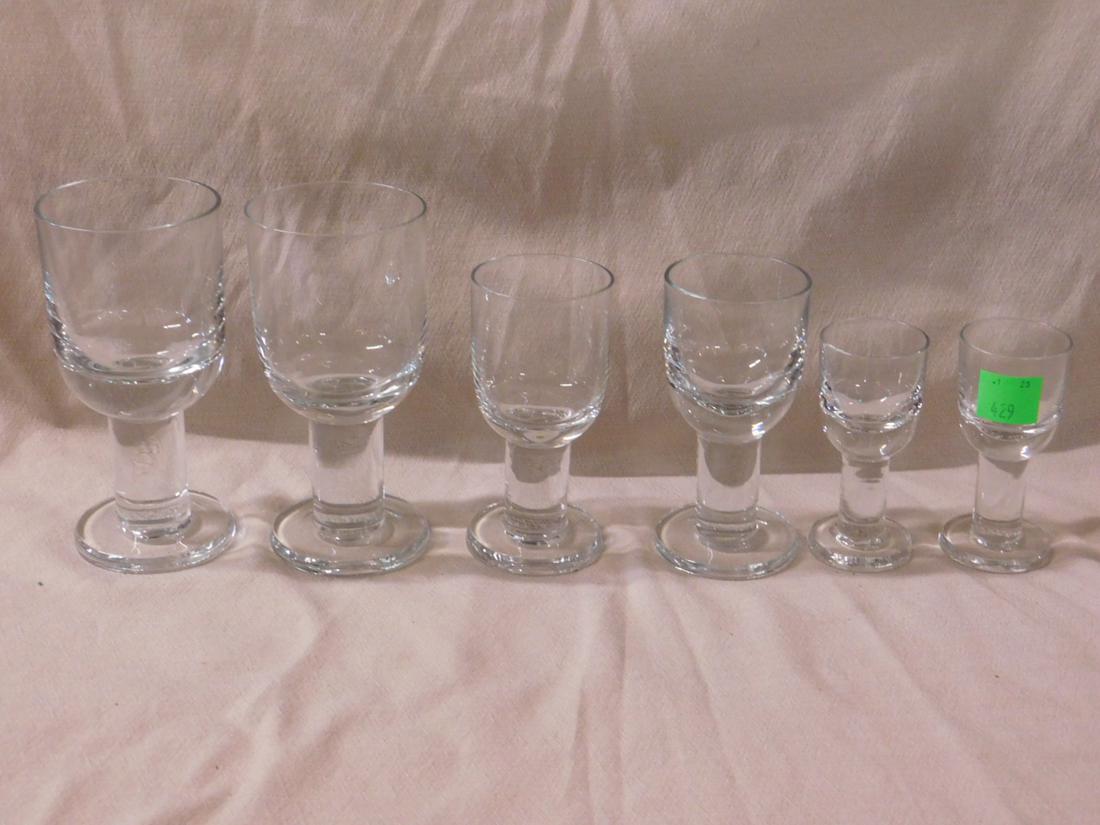 Set of 31 Heavy Crystal Goblets (1 of 3)