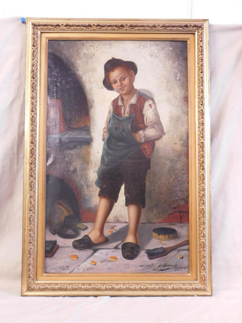 F. Bricard Boy Painting (1 of 5)