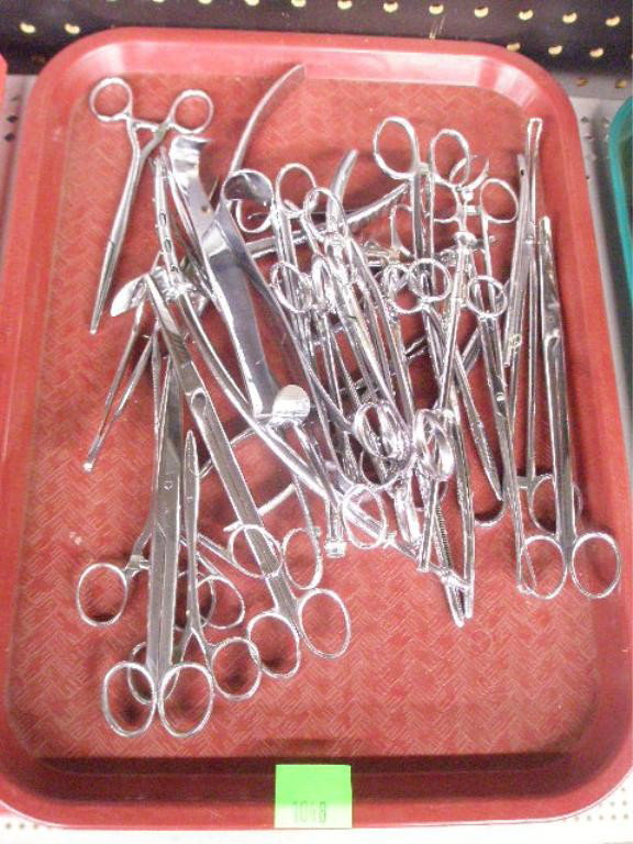 Lot of 29 Misc Gynecological Clamps & Forceps: Lot of (29) misc. Gynecological clamps & forceps, scissors, urethral & other surgical instruments.