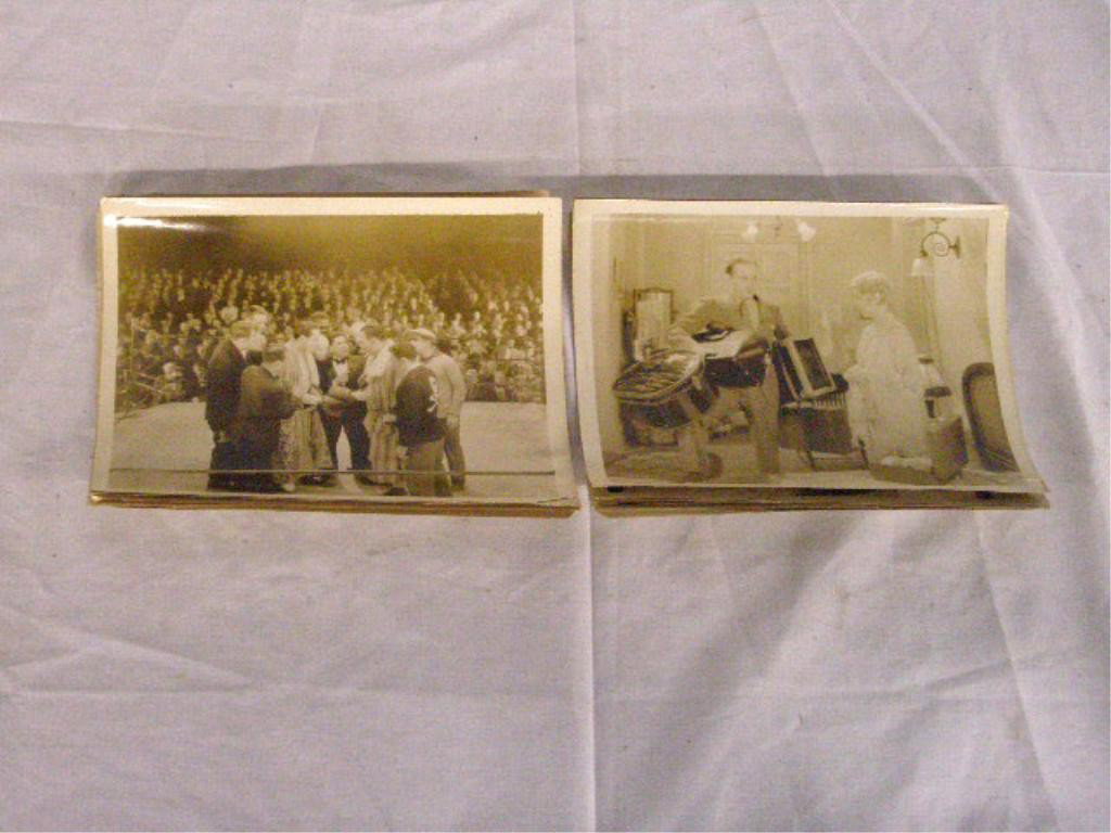 1929 Movie Still Photos: Lot of fifteen 1929 Metro Goldwyn Mayer black & white 8" x 10" movie still photos, eight "The Duke Steps Out" & seven "The Idle Rich". CONDITION: All have some form of wear & or loss, all have curling