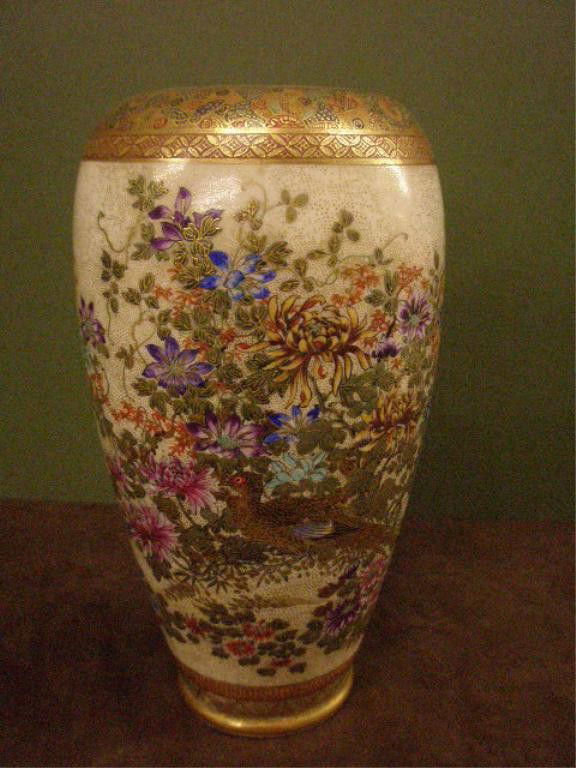 1198 Royal Satsuma Pottery Vase