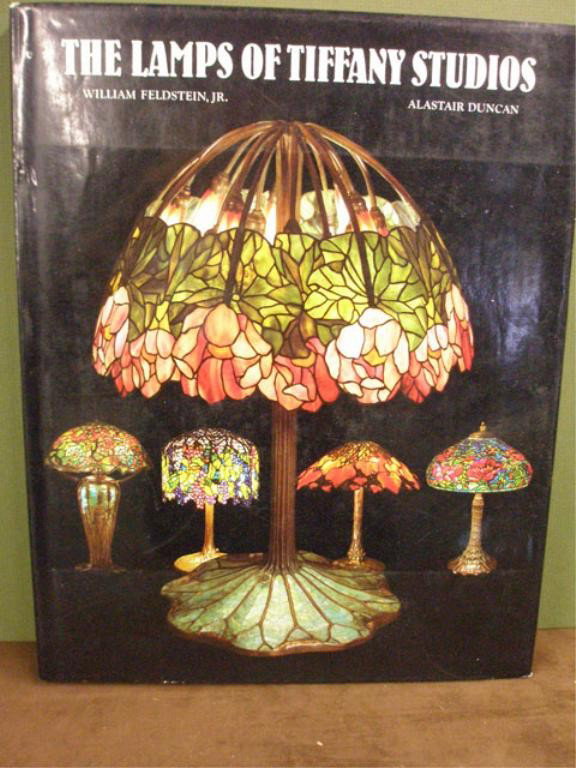 The Lamps of Tiffany Studios Book: The Lamps of Tiffany Studios coffee table book, William Feldstein Jr. & Alastair Duncan authors, 1983 published by Harry N. Abrams, Inc. New York, Thames & Hudson Ltd, London, signed by Alastair Dunca